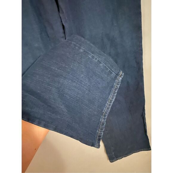 Lee Dark Wash Relaxed Straight Leg Pants Size 16 Long - Picture 3 of 8